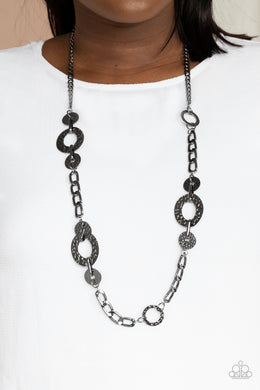 Necklaces Mechanically Metro - Black N2006