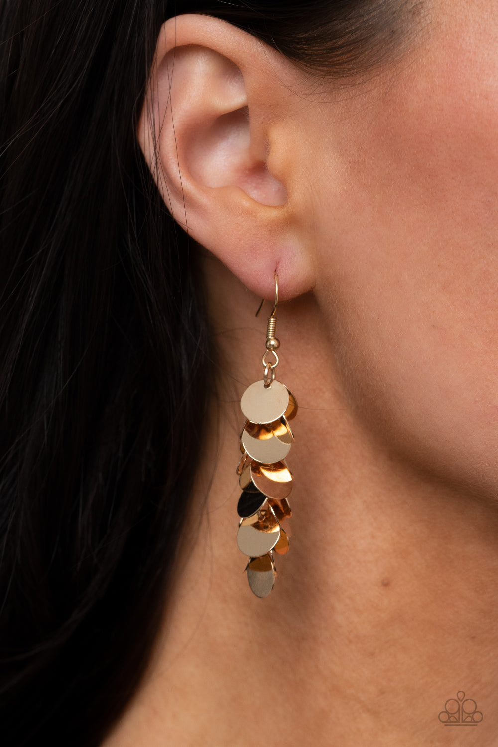Earrings Hear Me Shimmer - Gold E379