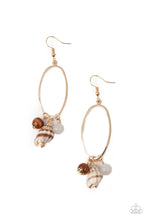 Load image into Gallery viewer, Earrings Golden Grotto - White