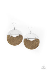 Earrings Watching The Sunrise - Brass FINAL