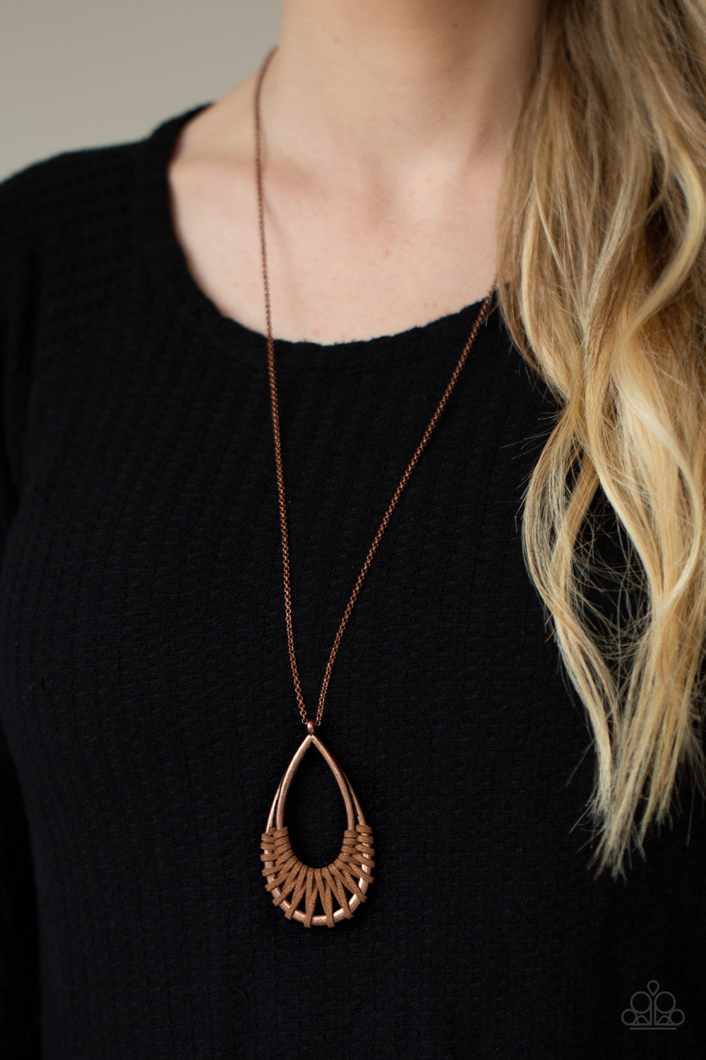 Necklace Homespun Artifact - Copper
