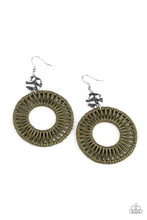 Load image into Gallery viewer, Earrings Total Basket Case - Green E372