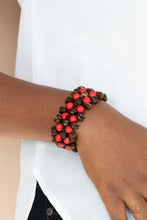 Load image into Gallery viewer, Bracelets Tahiti Tourist - Red B73