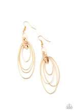 Load image into Gallery viewer, Earrings OVAL The Moon - Gold E377