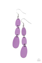 Load image into Gallery viewer, Earrings Rainbow Drops - Purple E125