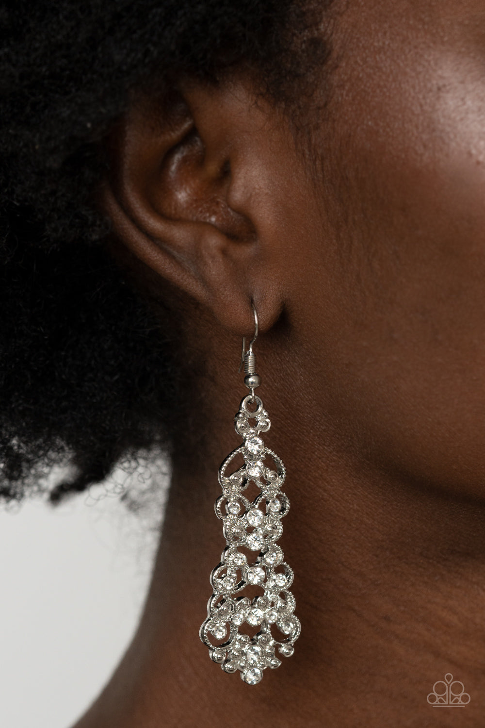 Earrings Diva Decorum - White E2127