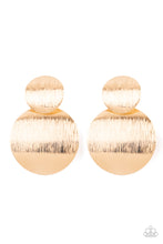 Load image into Gallery viewer, Earrings Here Today, GONG Tomorrow - Gold E2366