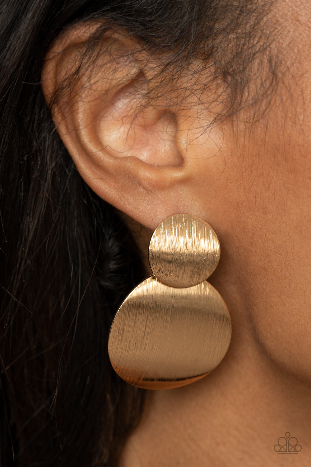 Earrings Here Today, GONG Tomorrow - Gold E2366