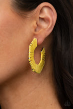 Load image into Gallery viewer, Earrings Fabulously Fiesta - Yellow E168