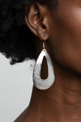 Earrings Hand It OVAL! - Silver
