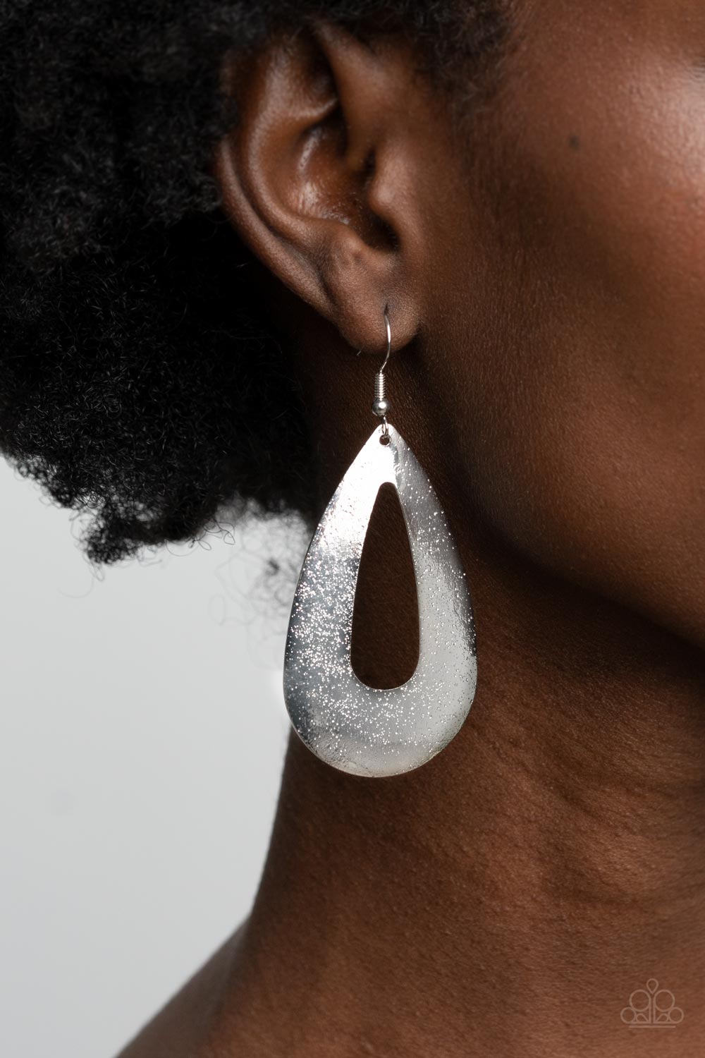 Earrings Hand It OVAL! - Silver