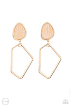 Load image into Gallery viewer, Earrings Retro Reverie - Gold Clip On T2