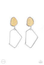 Load image into Gallery viewer, Earrings Retro Reverie - Yellow Clip On X1