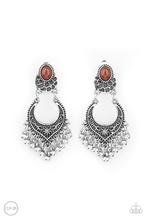 Load image into Gallery viewer, Earrings Summery Gardens - Brown ♥ Clip-On H2