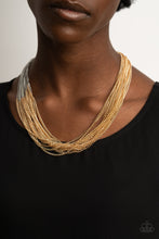 Load image into Gallery viewer, Necklace Metallic Merger - Gold N208