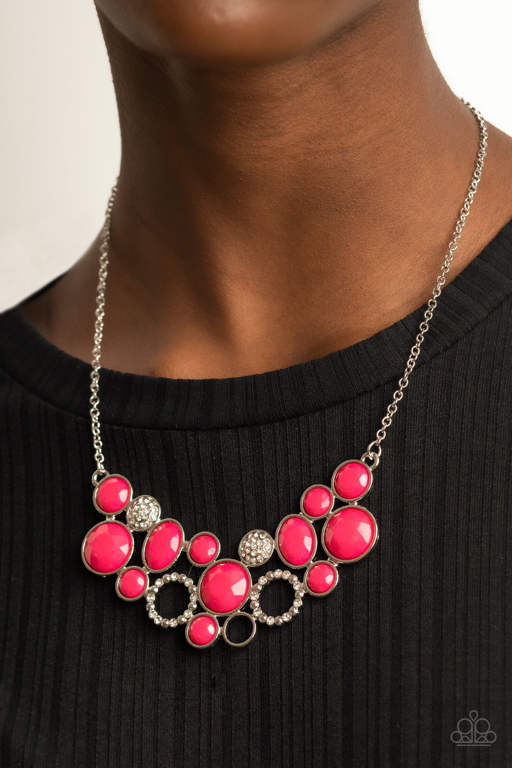 Necklace Extra Eloquent - Pink N138