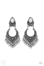 Load image into Gallery viewer, Earrings Summery Gardens - White Clip Ons G2