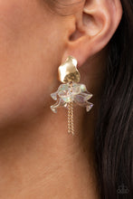 Load image into Gallery viewer, Earrings Harmonically Holographic - Gold E391