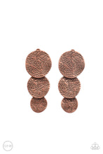 Load image into Gallery viewer, Earrings Ancient Antiquity - Copper CLIP ON S3