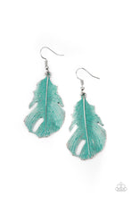 Load image into Gallery viewer, Earrings Heads QUILL Roll - Blue E485