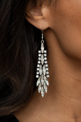 Earrings Crown Heiress - White E2134