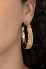 Load image into Gallery viewer, Earrings A CORK In The Road - Gold