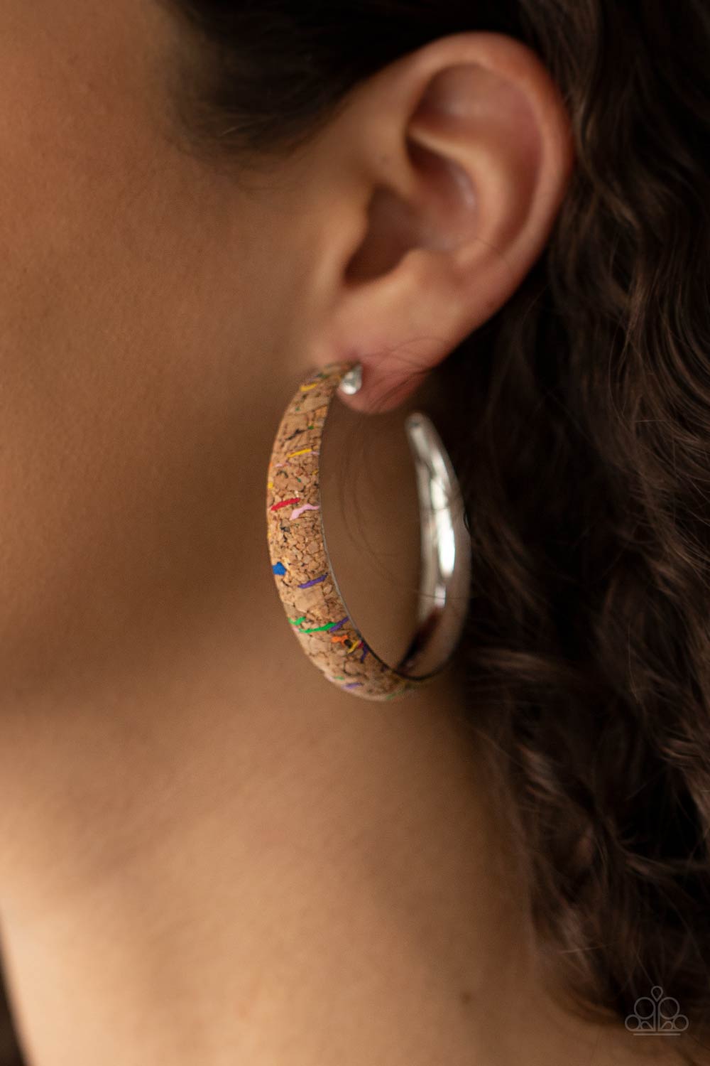 Earrings A CORK In The Road - Multi E2464