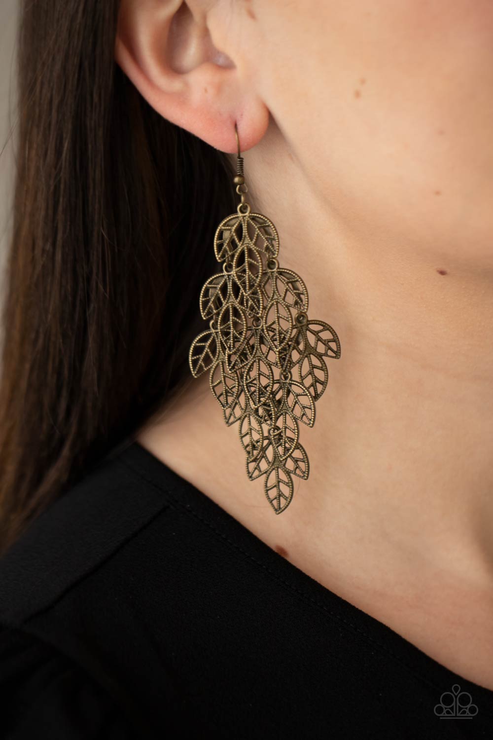 Earrings The Shakedown - Brass E287