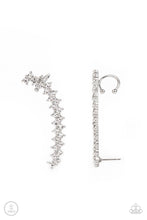 Load image into Gallery viewer, Earrings Let There Be LIGHTNING - White E2212 Earcrawlers