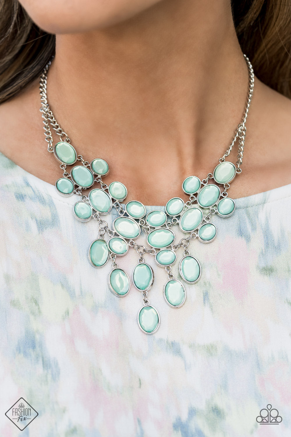 Necklace Serene Gleam - Blue 433