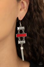 Load image into Gallery viewer, Earrings Mind, Body, and SEOUL - Red E225