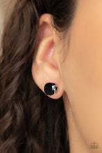 Load image into Gallery viewer, Earrings Modest Motivation - Black E2218