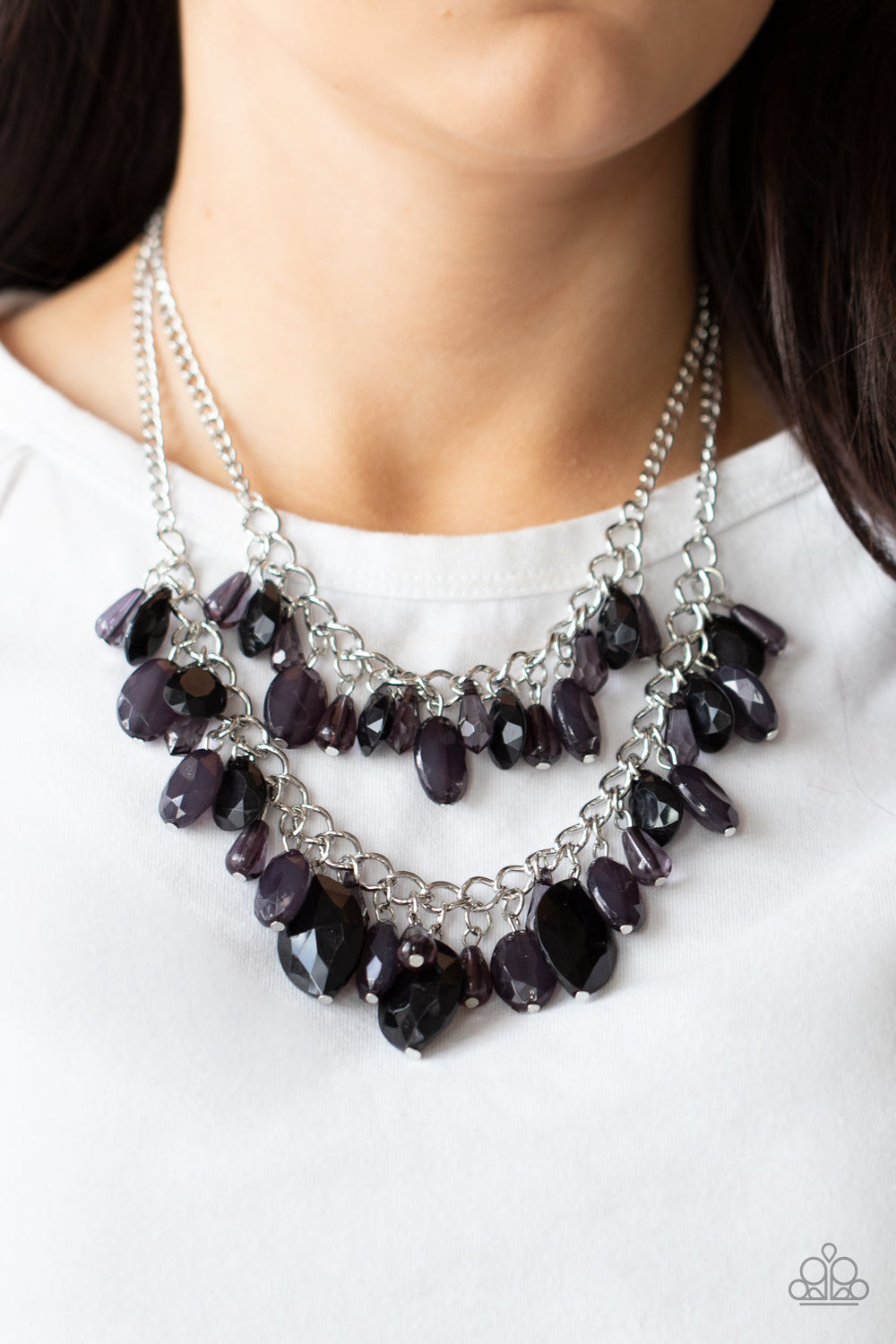 Necklace Midsummer Mixer - Black N350