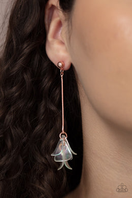 Earrings Keep Them In Suspense - Copper E249