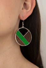 Load image into Gallery viewer, Earrings Dont Be MODest - Green E367