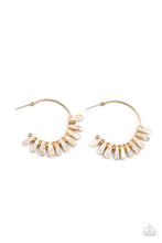 Load image into Gallery viewer, Earrings Poshly Primitive - White E2435