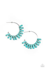Load image into Gallery viewer, Earrings Poshly Primitive - Blue E141