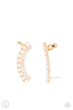 Load image into Gallery viewer, Earrings Doubled Down On Dazzle - Gold E2339