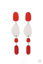 Load image into Gallery viewer, Earrings Deco By Design - Red E233