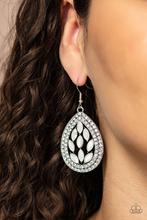 Earrings Encased Elegance - White E333