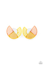 Load image into Gallery viewer, Earrings It’s Just an Expression - Yellow &amp; Orange E2224