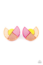Load image into Gallery viewer, Earrings Its Just an Expression - Pink E2285