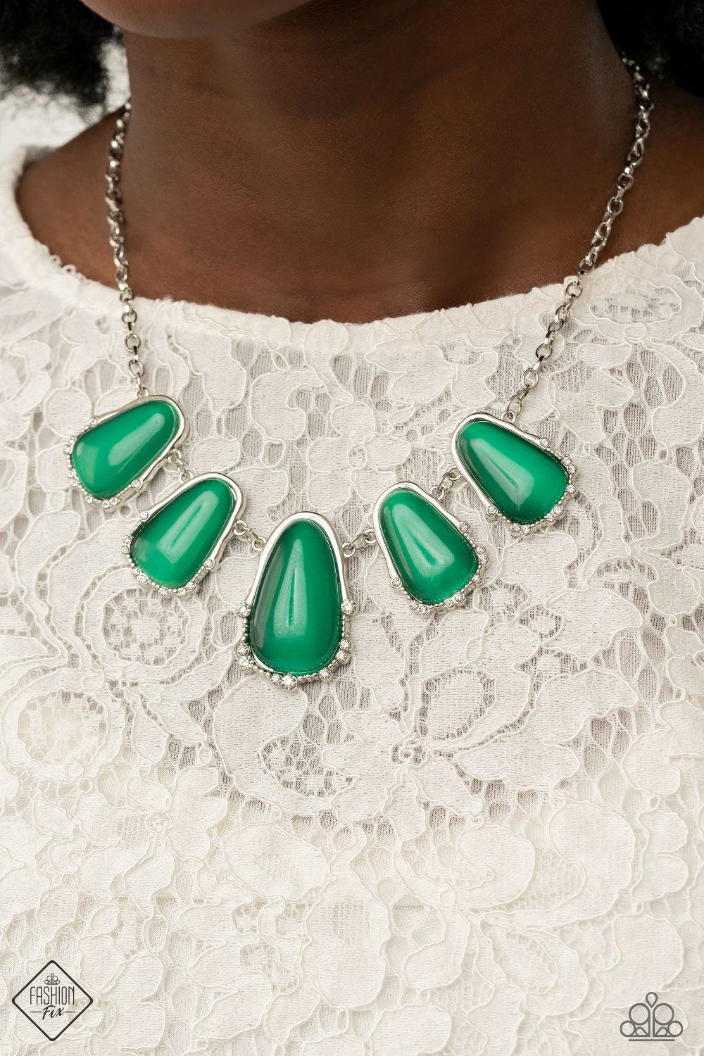 Necklace Newport Princess - Green N340