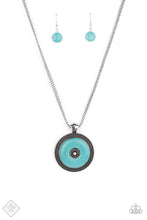 Load image into Gallery viewer, Necklace EPICENTER of Attention - Blue N52