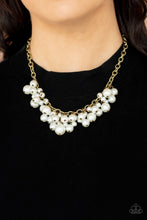 Load image into Gallery viewer, Necklace Down For The COUNTESS - Brass N28