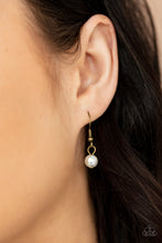 Load image into Gallery viewer, Necklace Down For The COUNTESS - Brass N28