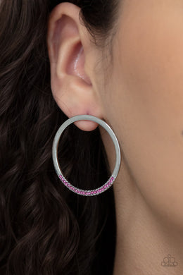 Earrings Spot On Opulence - Pink E188