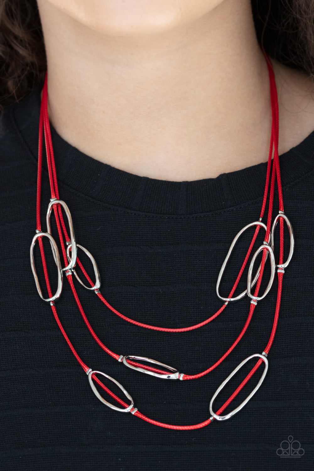 Necklaces Check Your CORD-inates - Red N472