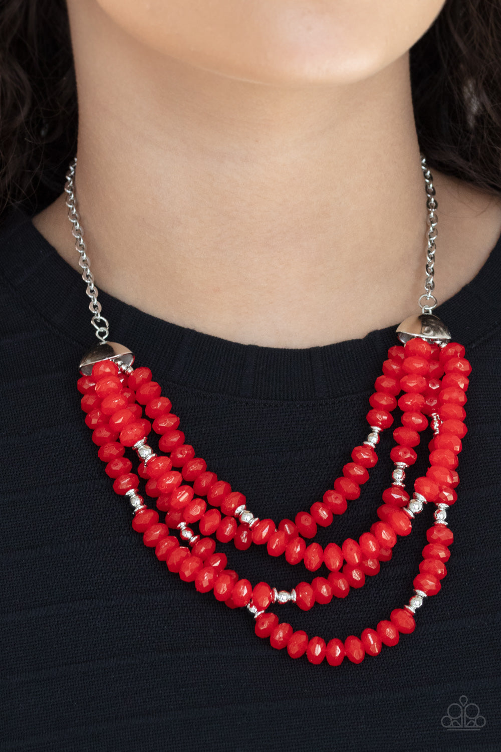 Necklace Best POSH-ible Taste - Red N140