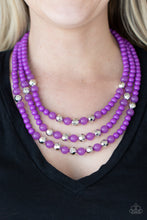 Load image into Gallery viewer, Necklace STAYCATION All I Ever Wanted - Purple N447